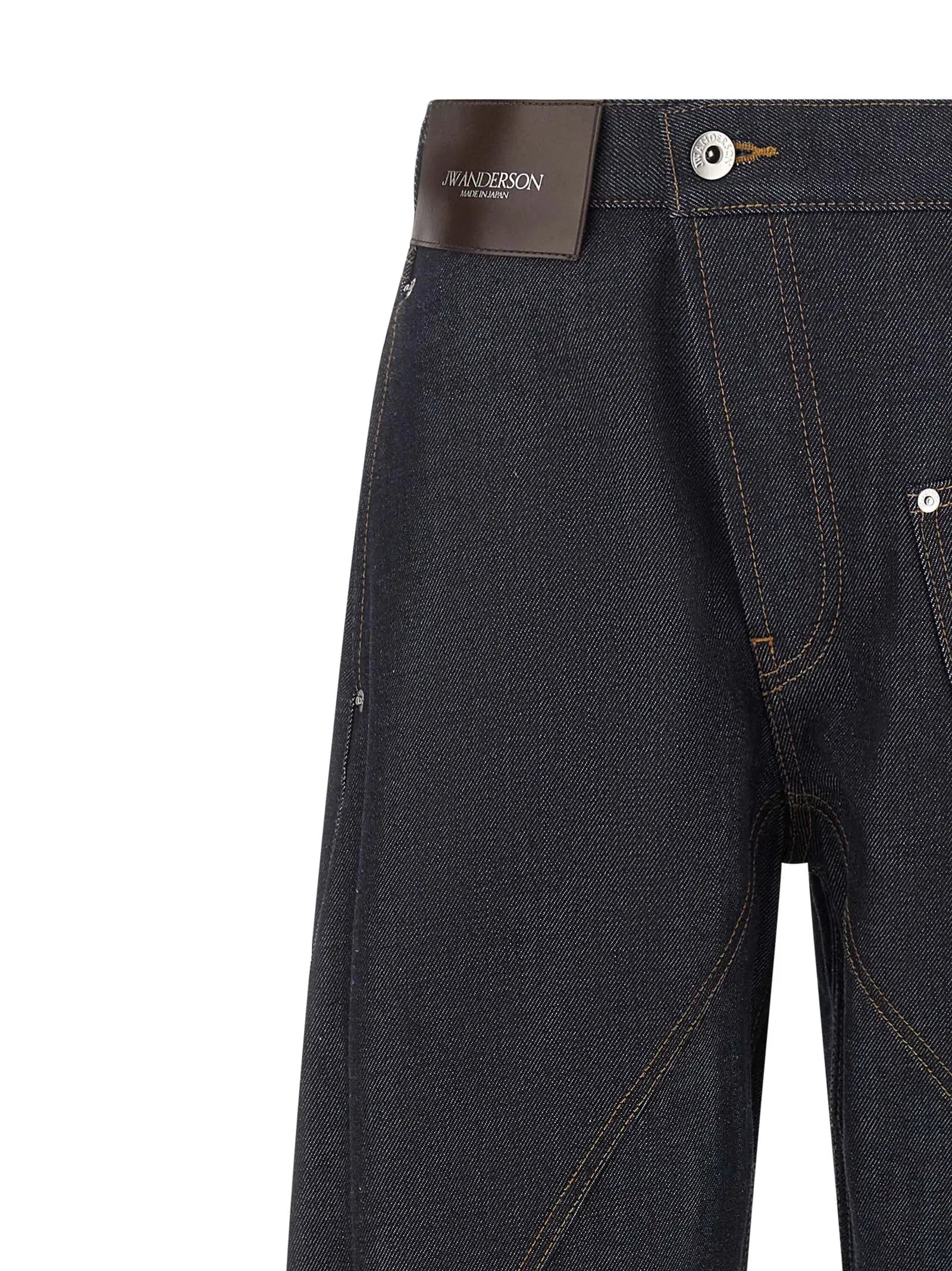 J.W.Anderson Blue Cotton Straight-Leg Jeans