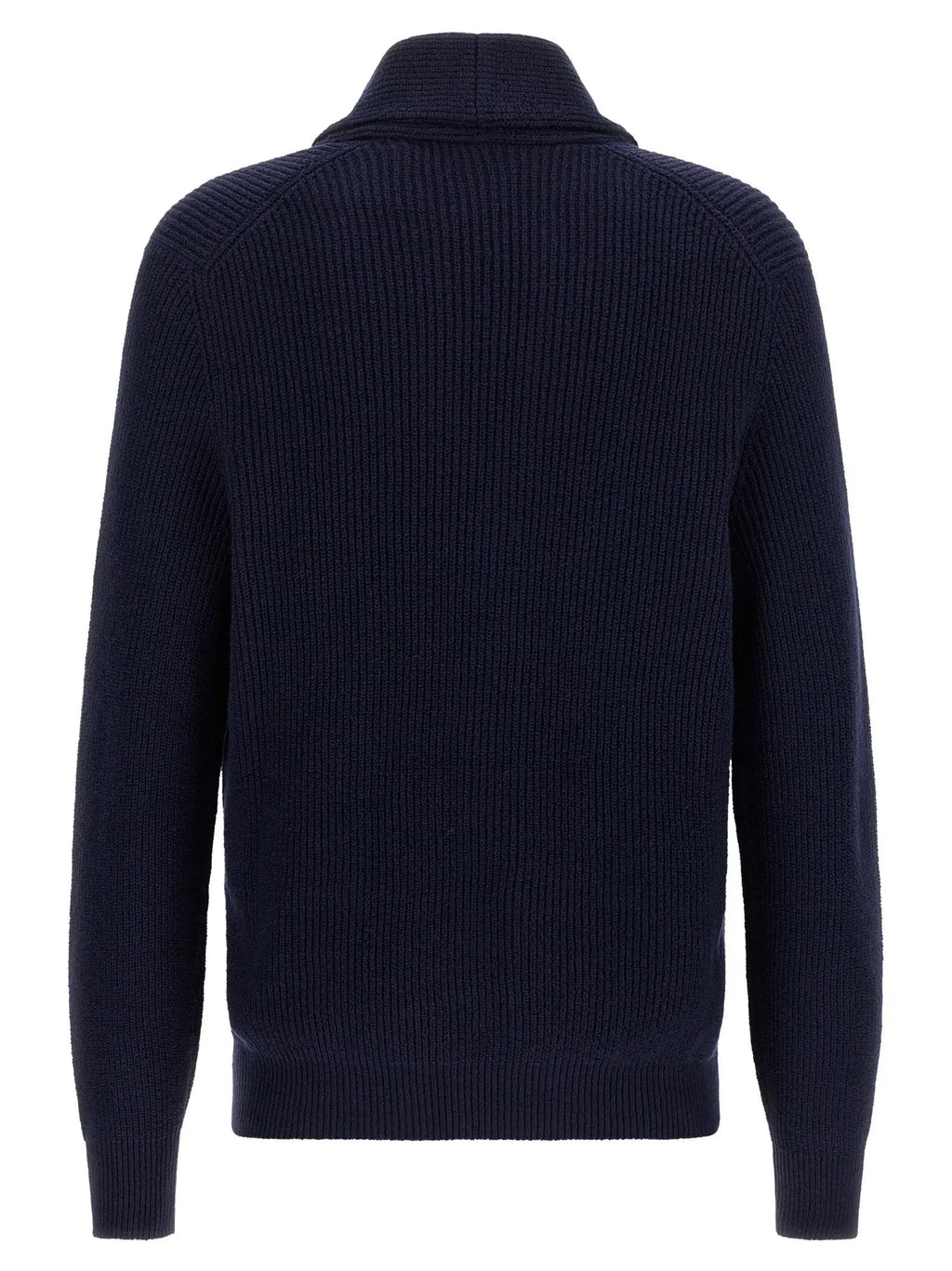Brunello Cucinelli Blue Cotton Cardigan