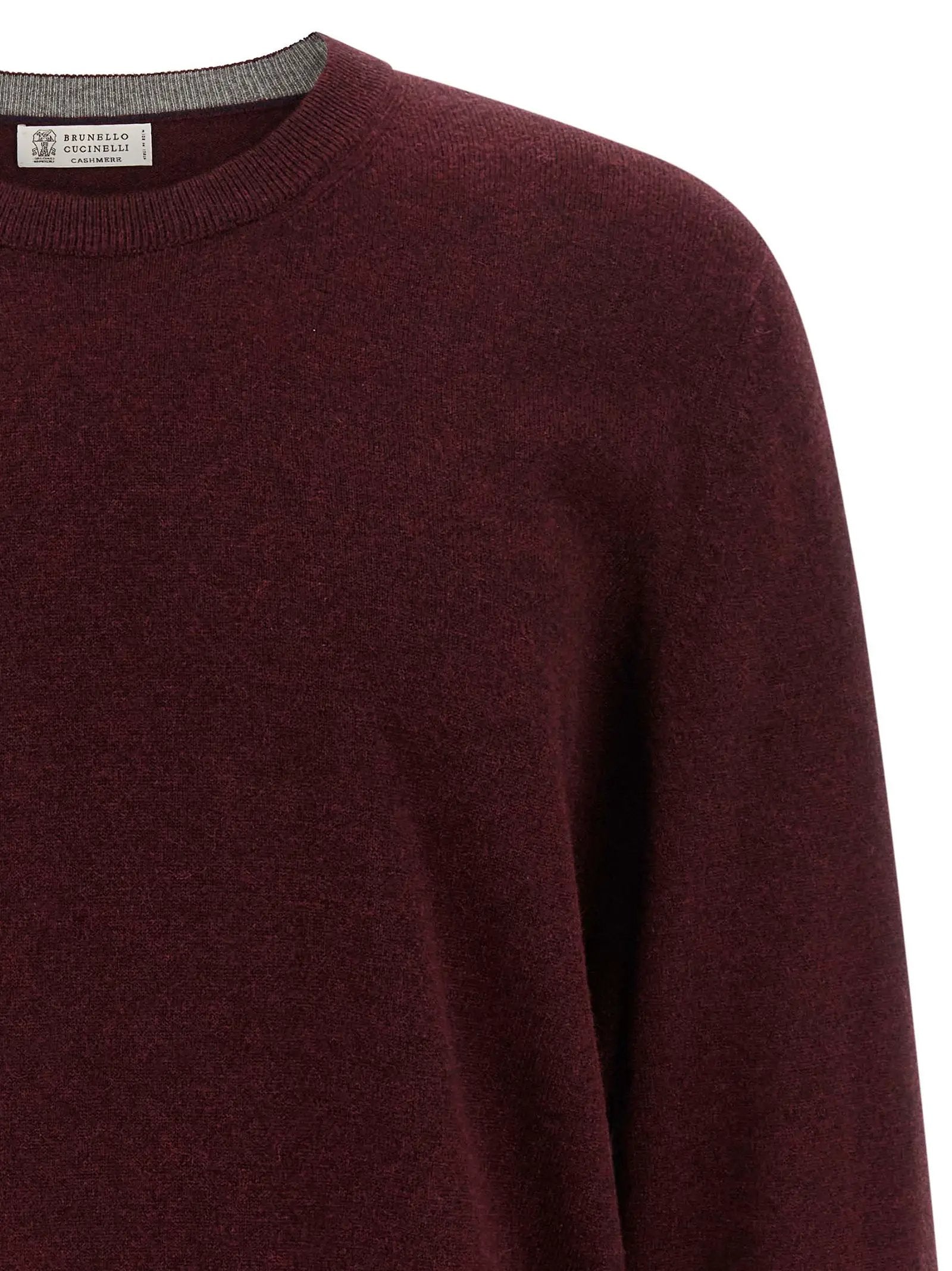 Brunello Cucinelli Gilet en cachemire bordeaux