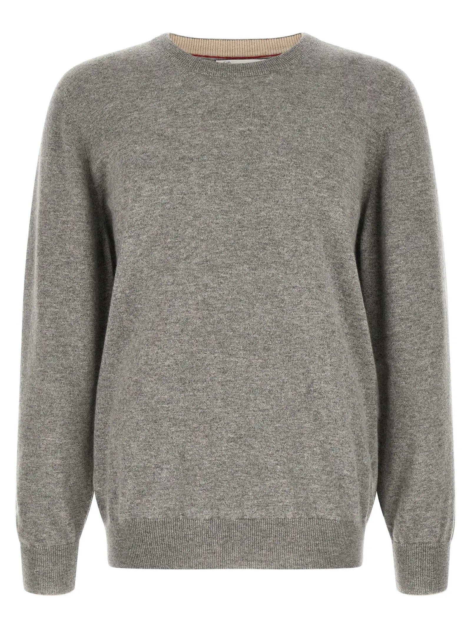 Brunello Cucinelli Gray Cashmere Cardigan
