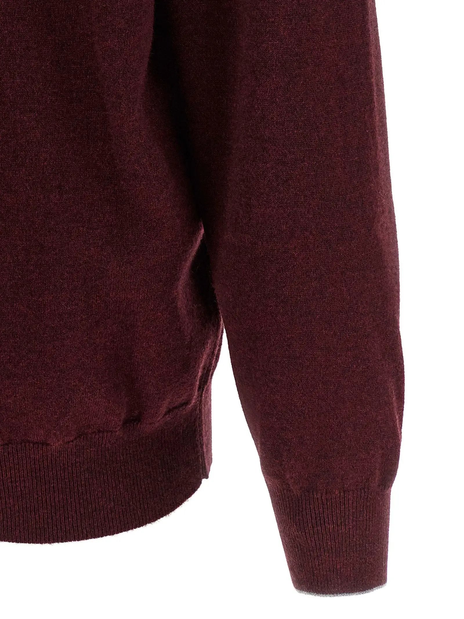 Brunello Cucinelli Gilet en cachemire bordeaux