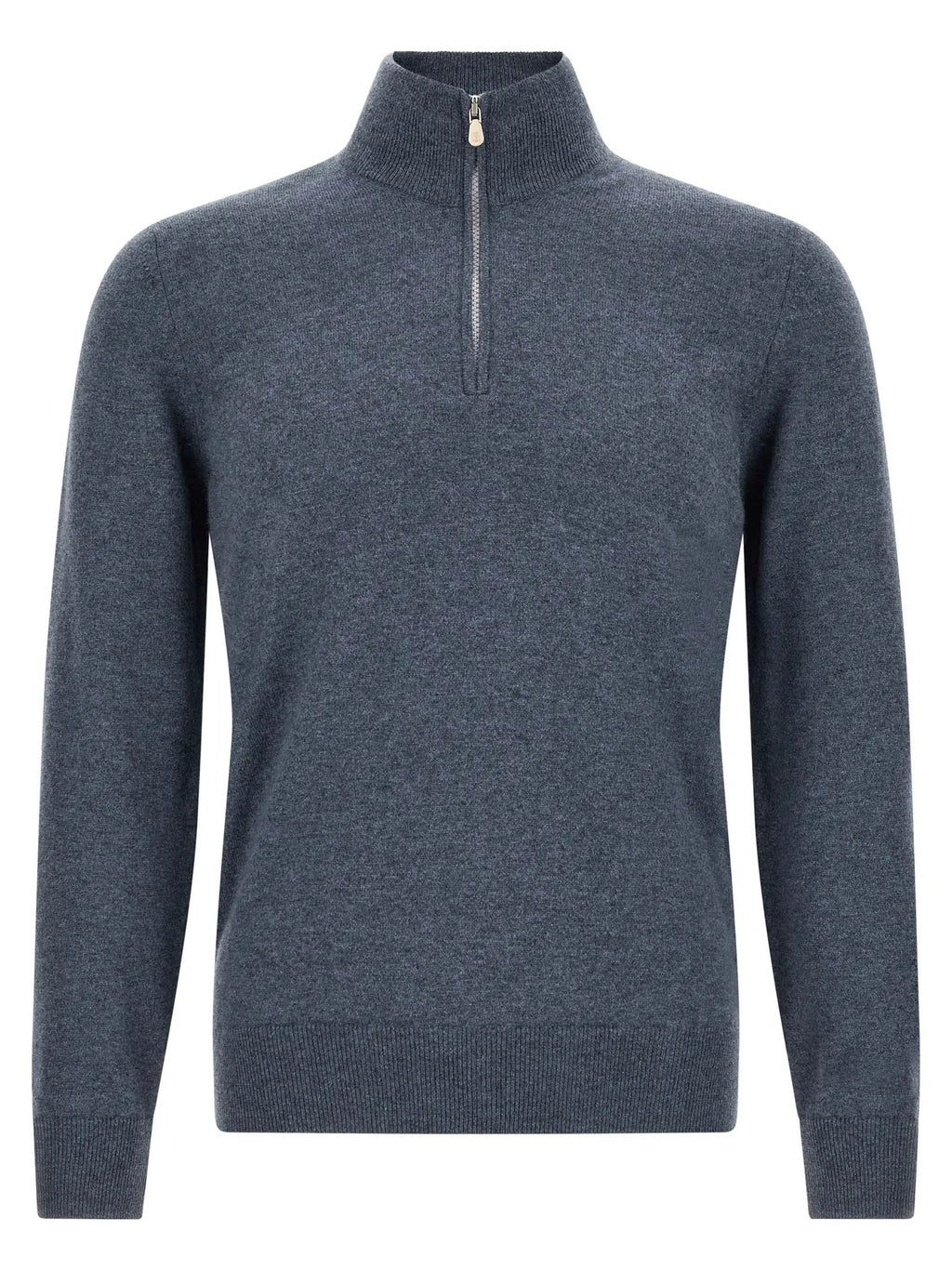 Brunello Cucinelli Blue Cashmere Cardigan