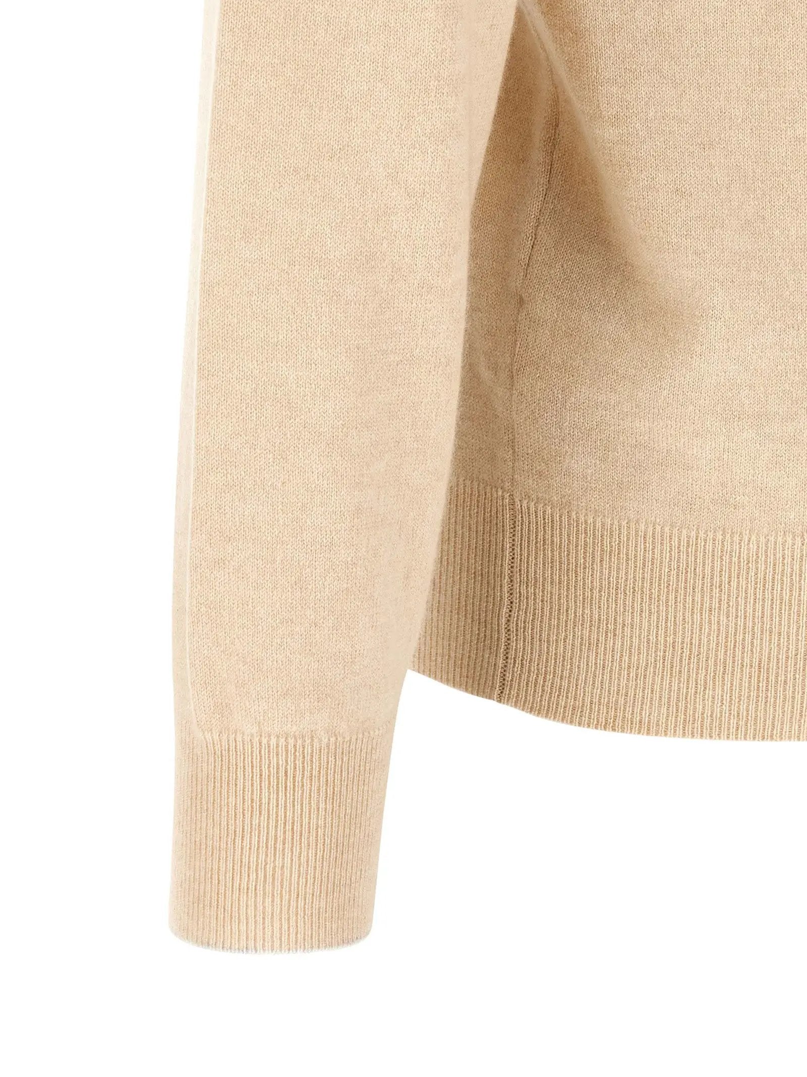 Brunello Cucinelli Polo en cachemire beige