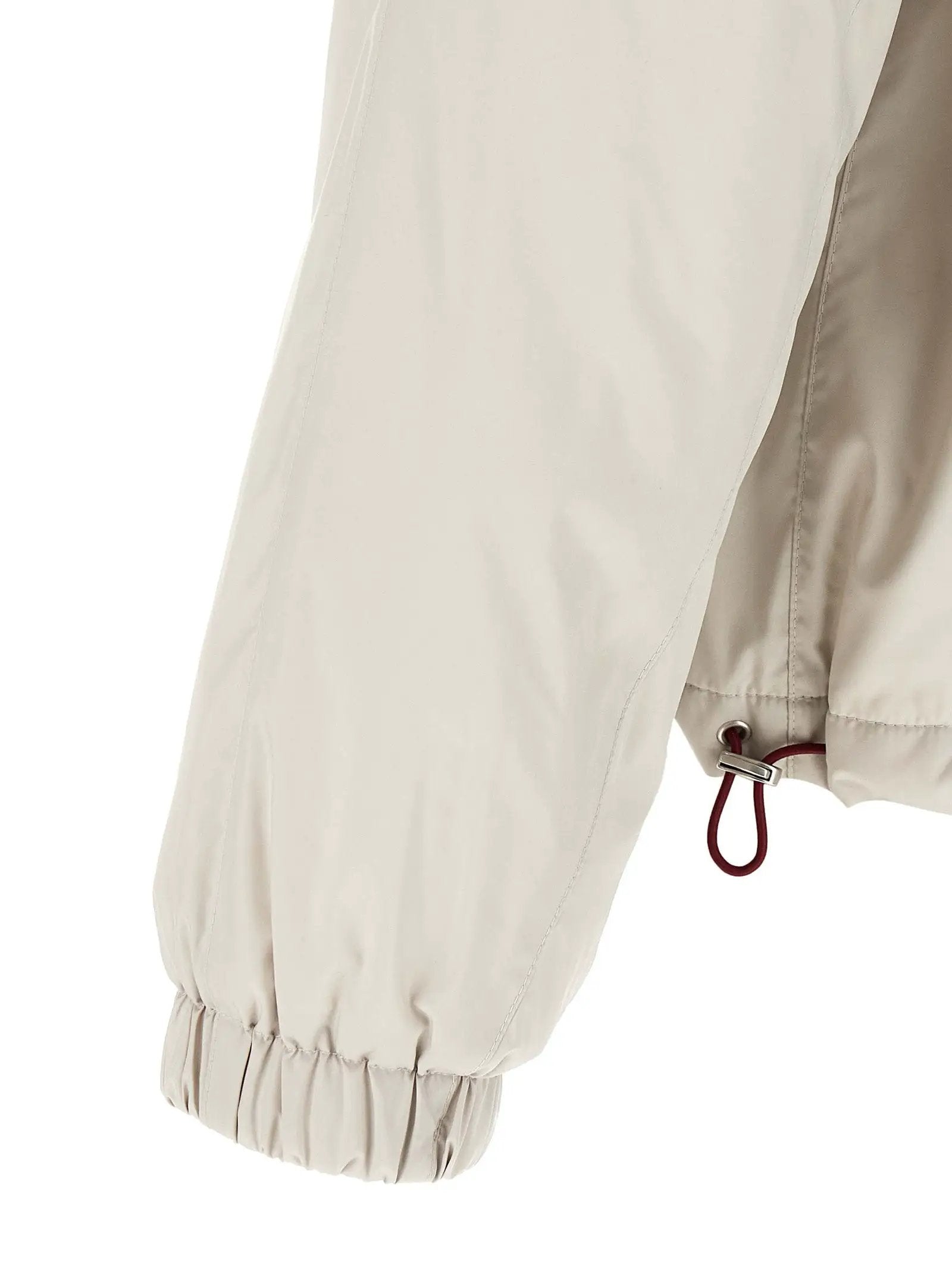 Brunello Cucinelli White Polyester Shell Jacket