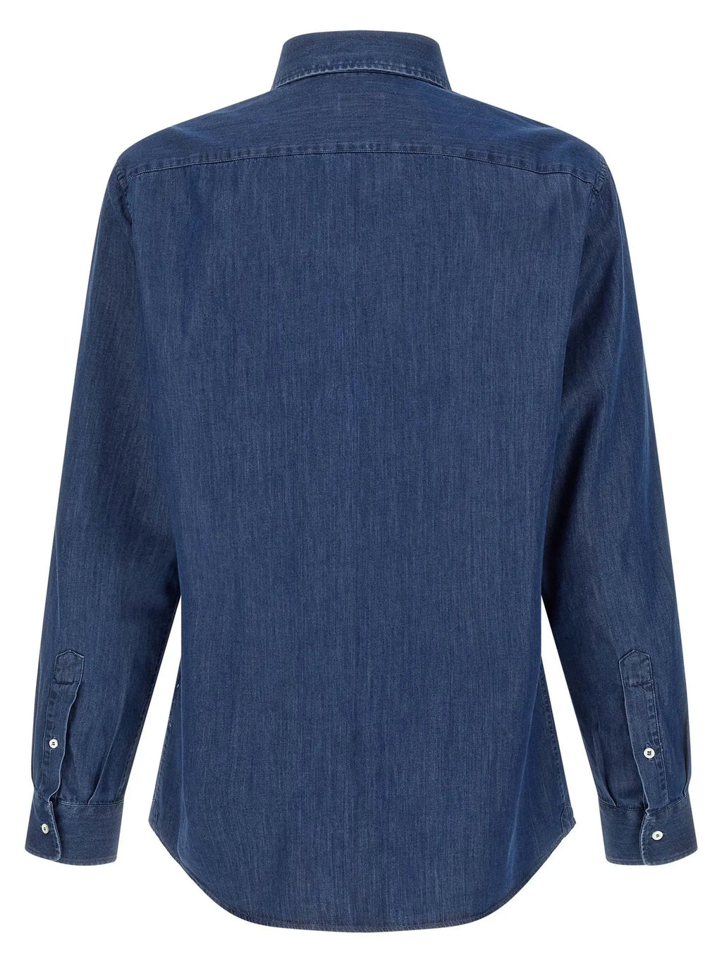 Brunello Cucinelli Blue Cotton Blouse