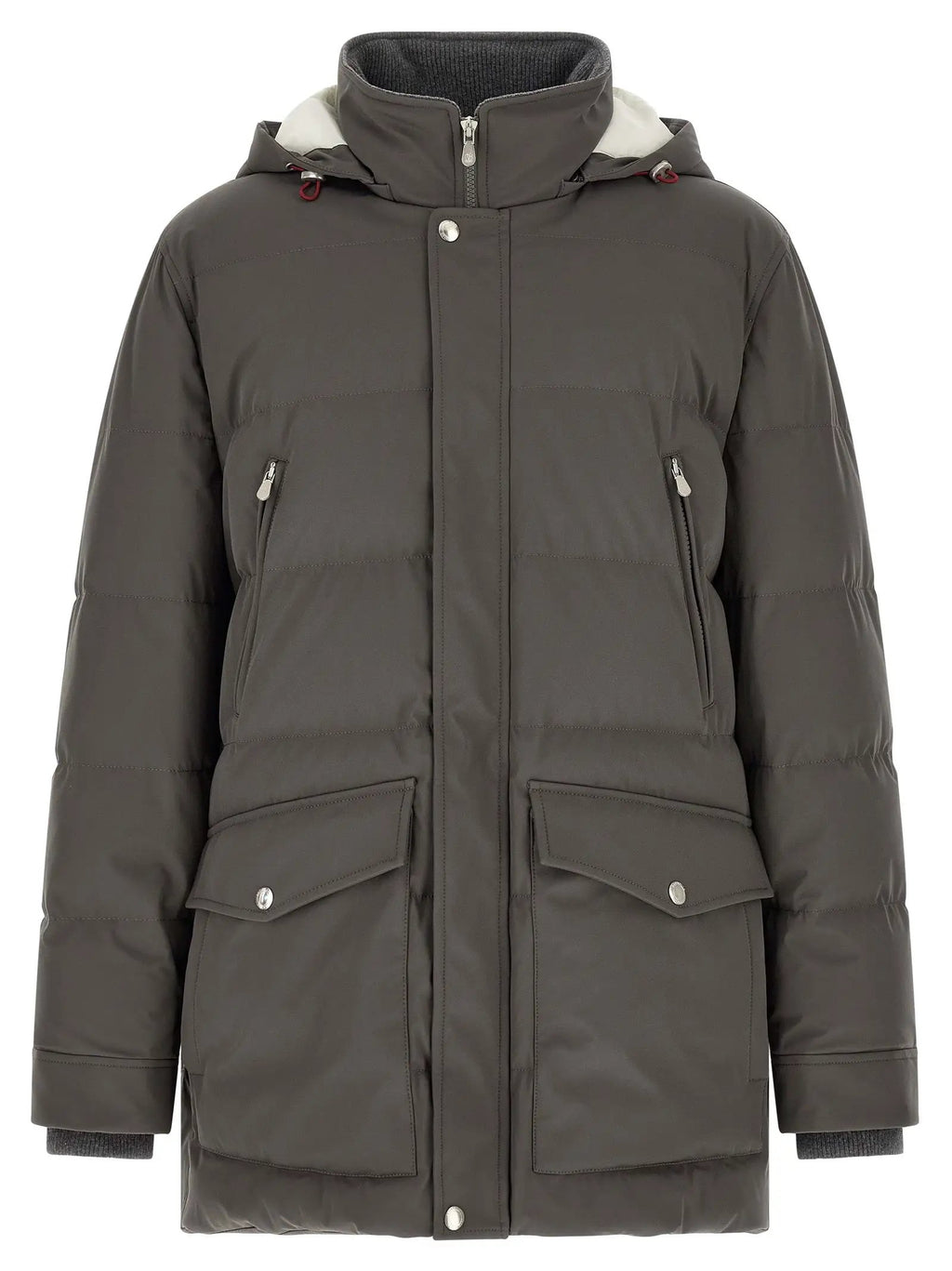 Parka Brunello Cucinelli en polyamide gris
