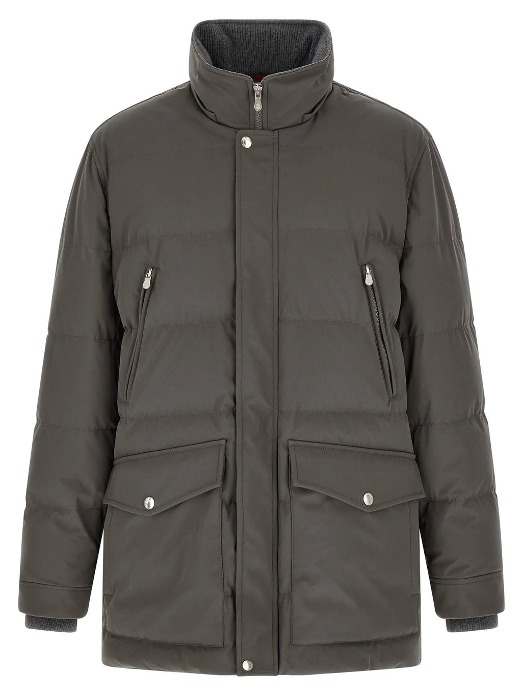 Parka Brunello Cucinelli en polyamide gris