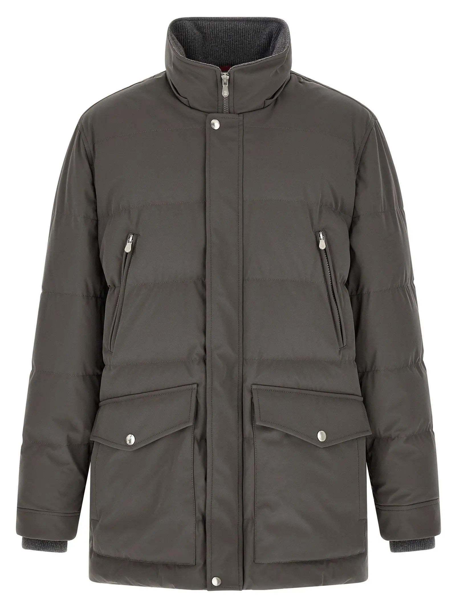 Parka Brunello Cucinelli en polyamide gris