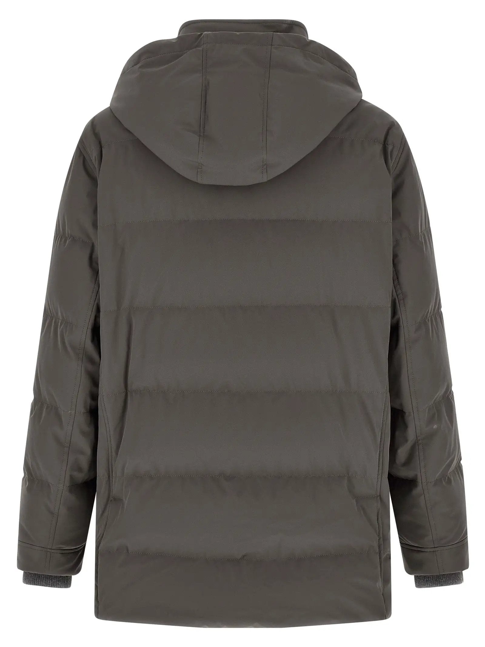 Parka Brunello Cucinelli en polyamide gris