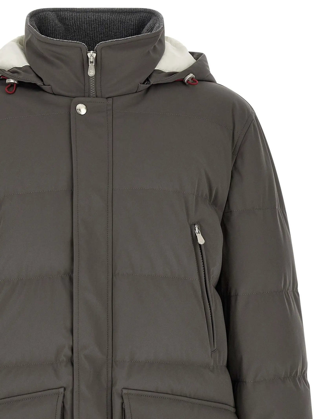 Parka Brunello Cucinelli en polyamide gris