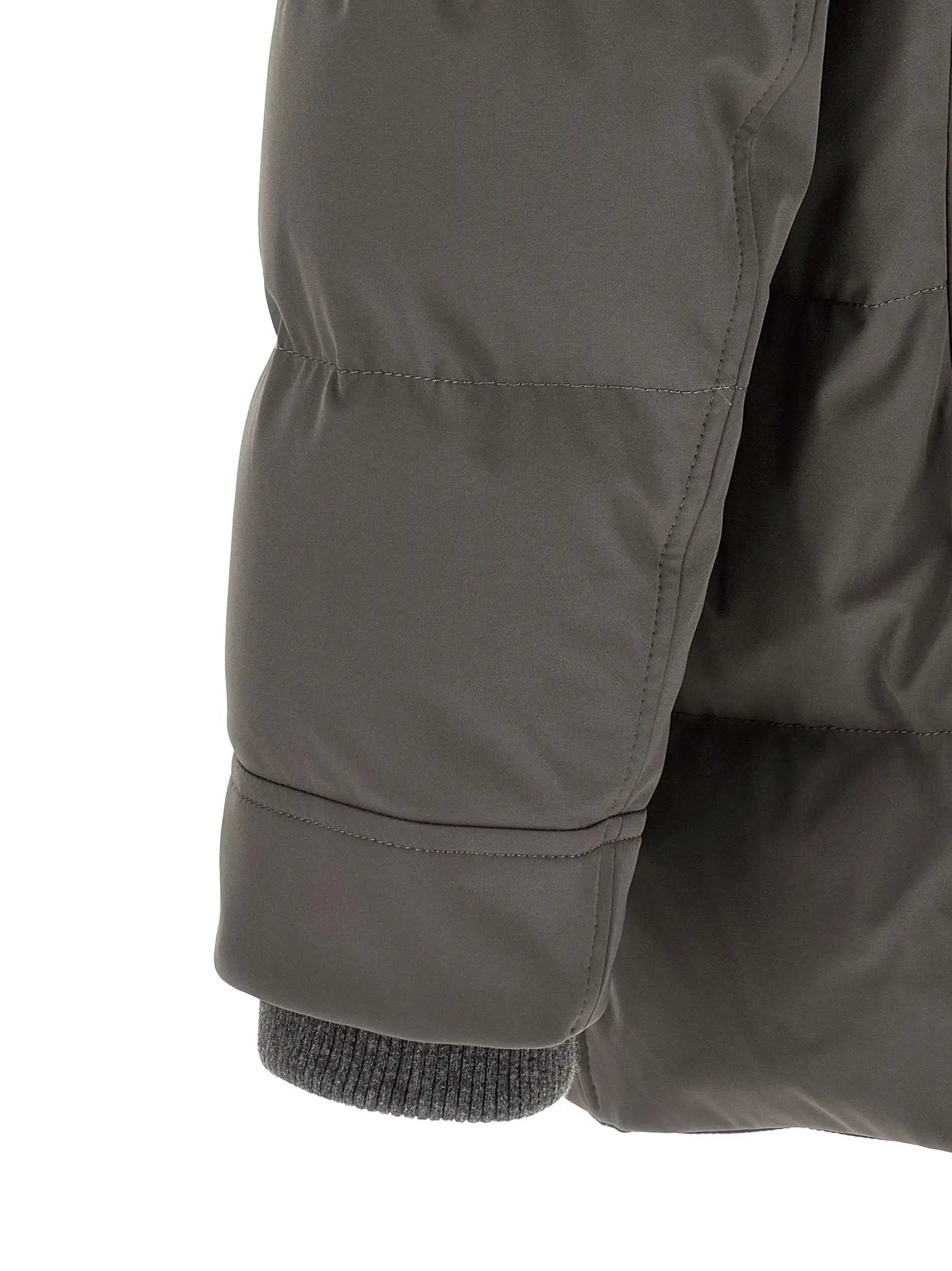 Parka Brunello Cucinelli en polyamide gris