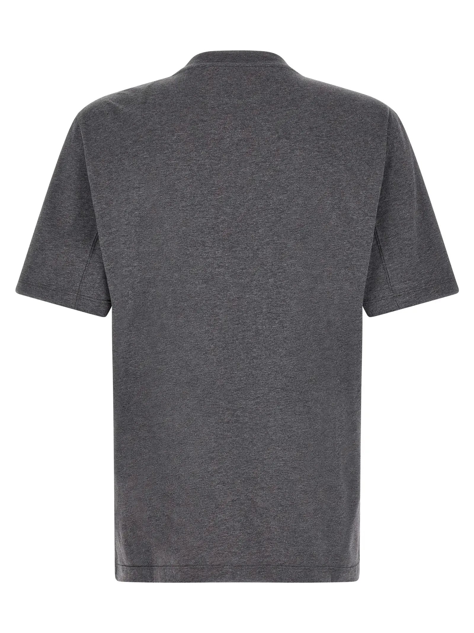 Brunello Cucinelli Gray Cotton T-Shirt