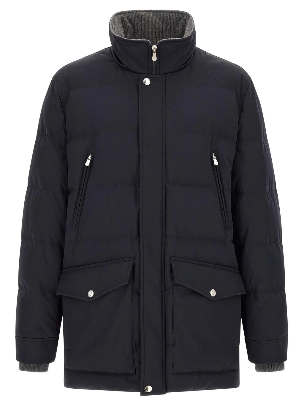Parka Brunello Cucinelli en polyamide bleu