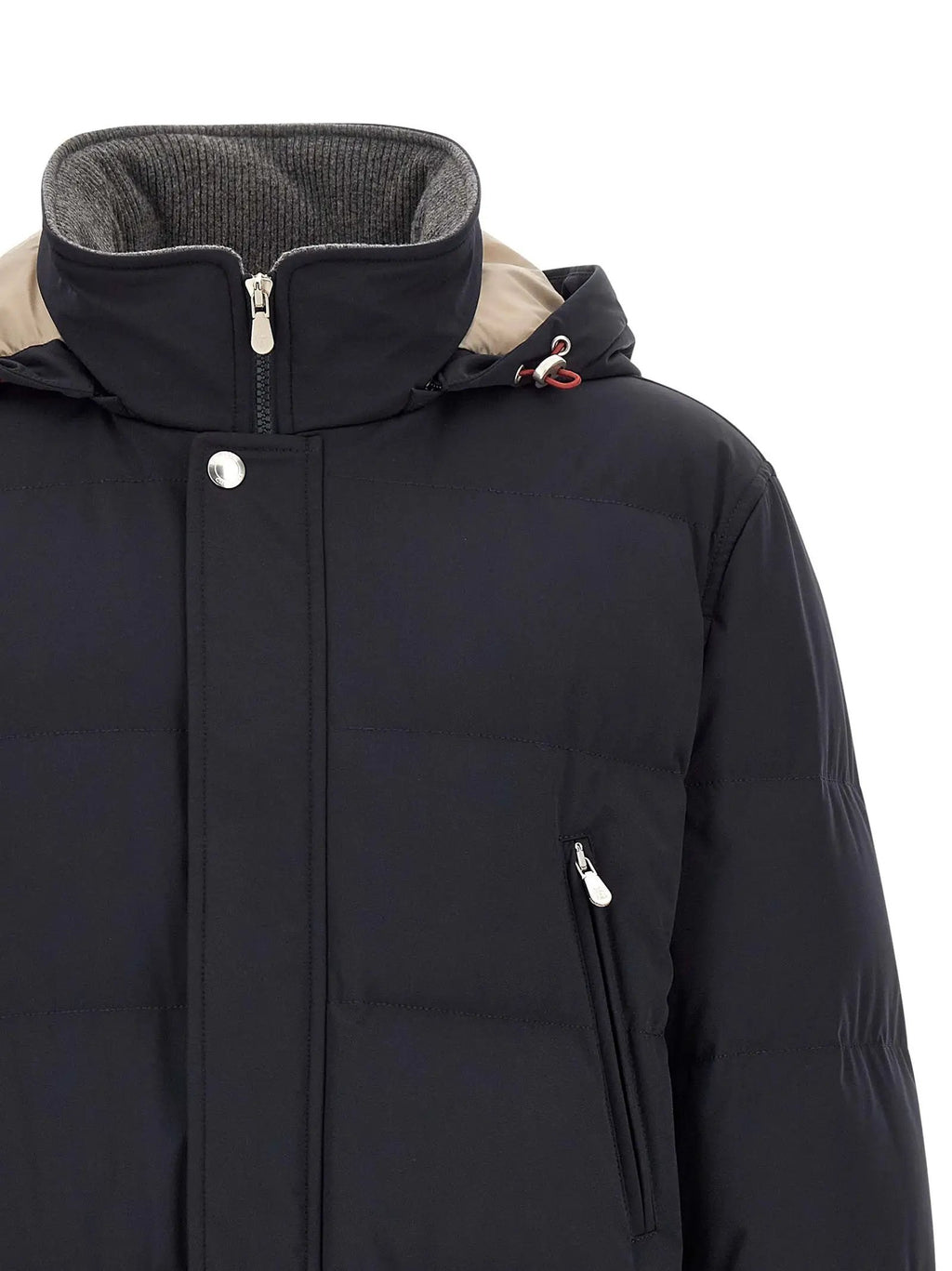 Parka Brunello Cucinelli en polyamide bleu