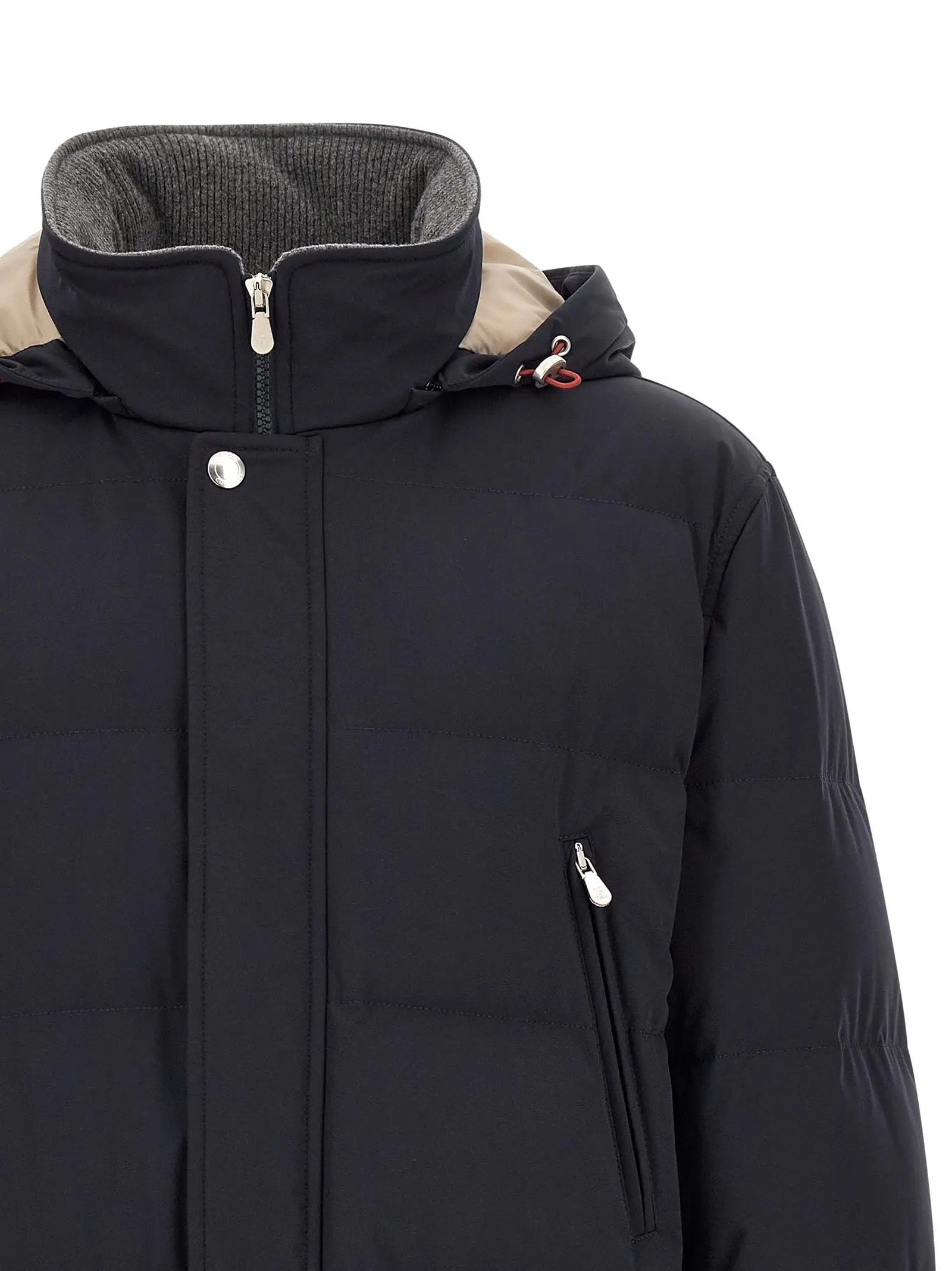 Parka Brunello Cucinelli en polyamide bleu