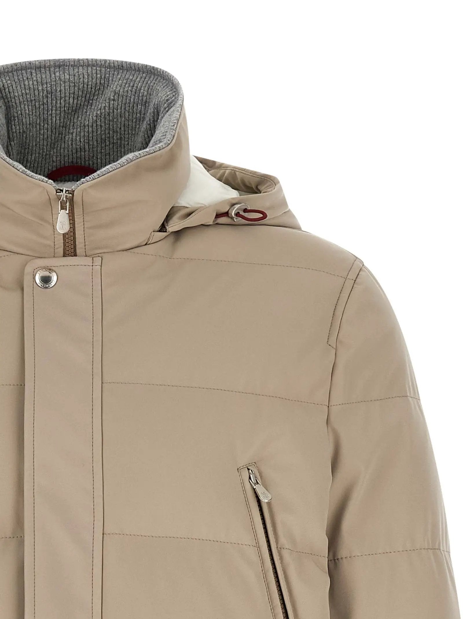Parka Brunello Cucinelli en Polyamide Beige