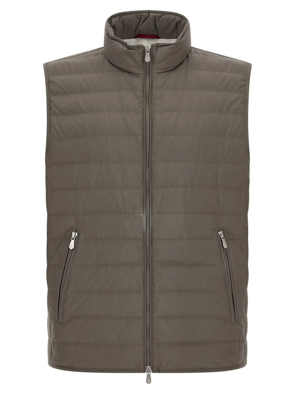 Brunello Cucinelli Bicolor Polyester Sleeveless Jacket