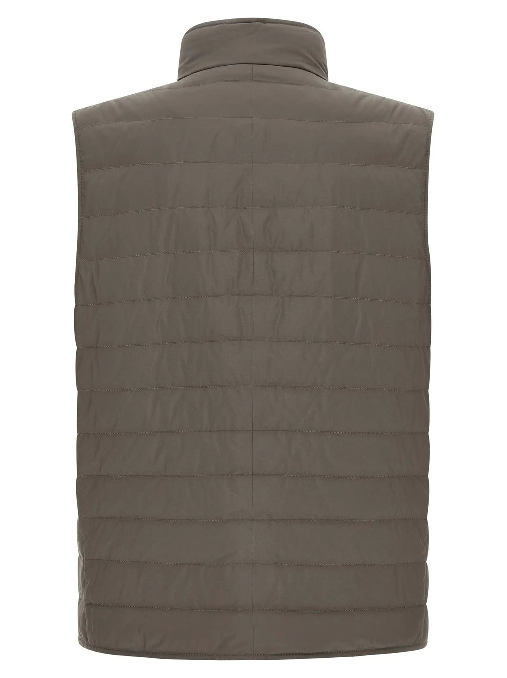 Brunello Cucinelli Bicolor Polyester Sleeveless Jacket