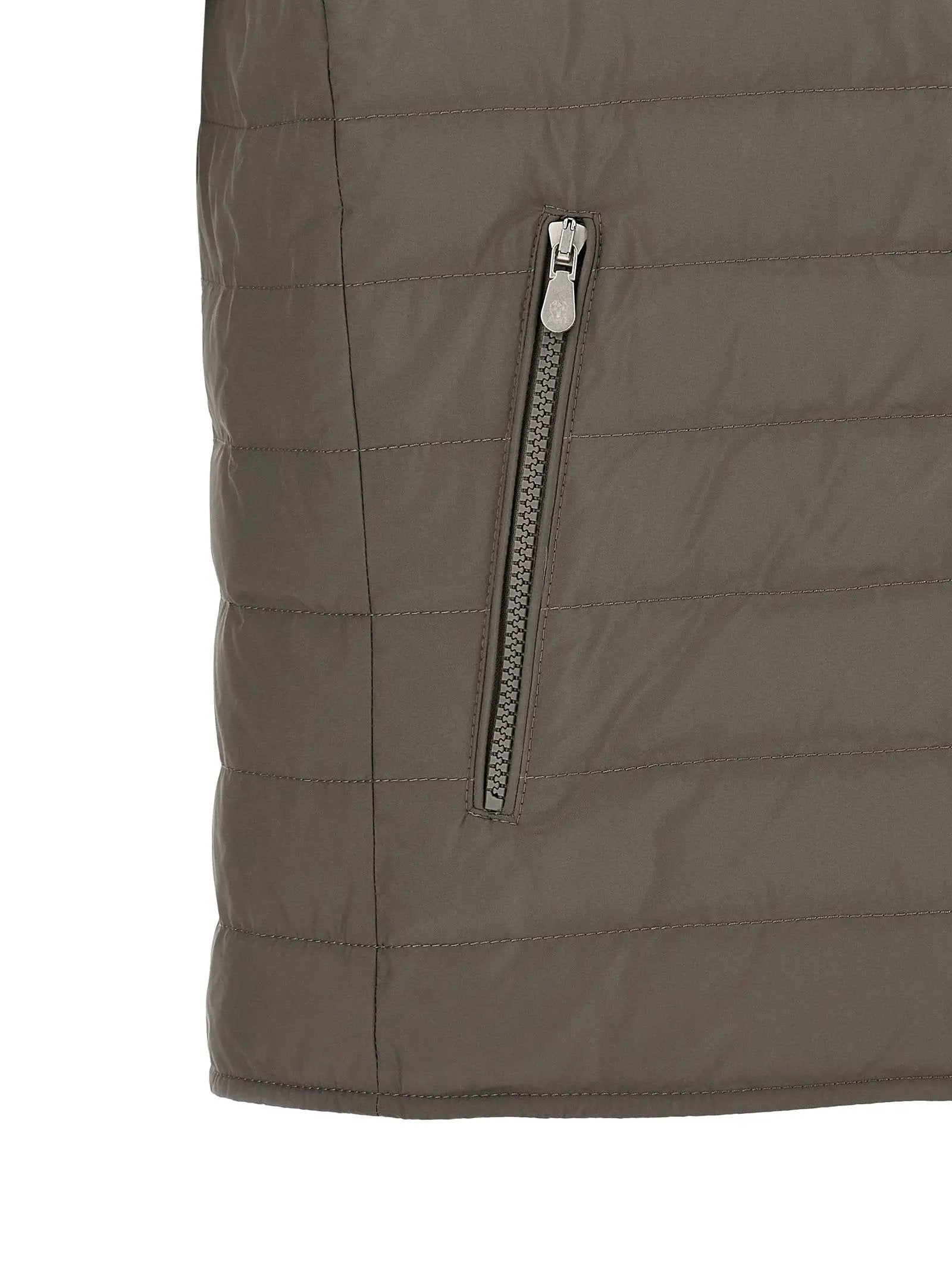 Brunello Cucinelli Bicolor Polyester Sleeveless Jacket
