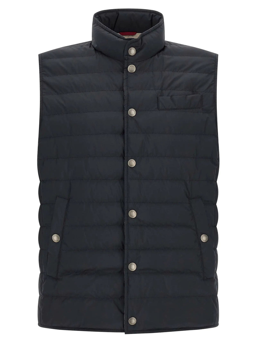 Veste sans manches Brunello Cucinelli en polyester bleu