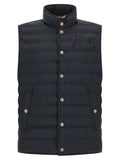 Veste sans manches Brunello Cucinelli en polyester bleu
