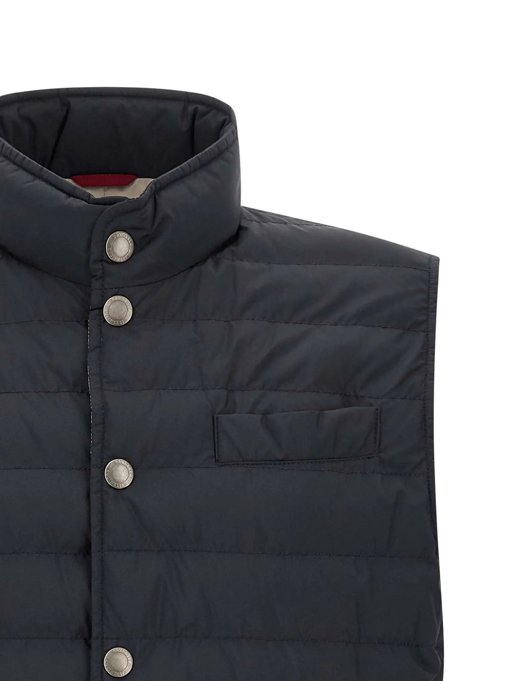 Veste sans manches Brunello Cucinelli en polyester bleu