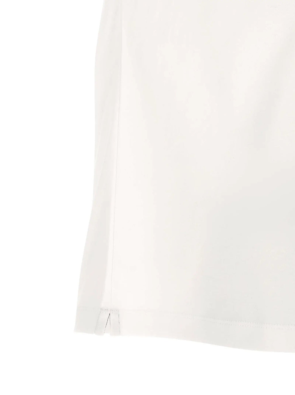 T-shirt en coton blanc Brunello Cucinelli