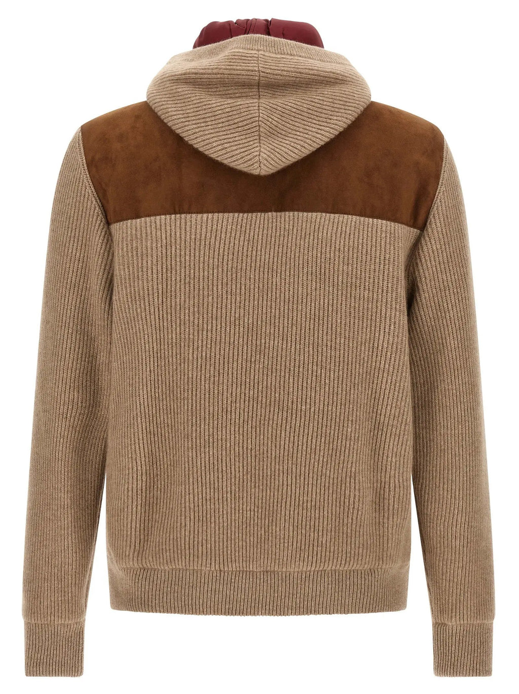 Brunello Cucinelli Brown Lamb Leather Bomber