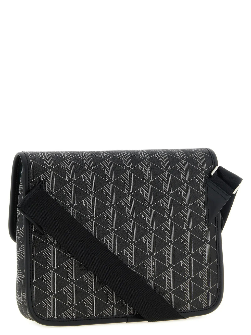 Lacoste Black Pvc Crossbody Bag