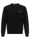 Lacoste Black Cotton Sweatshirt