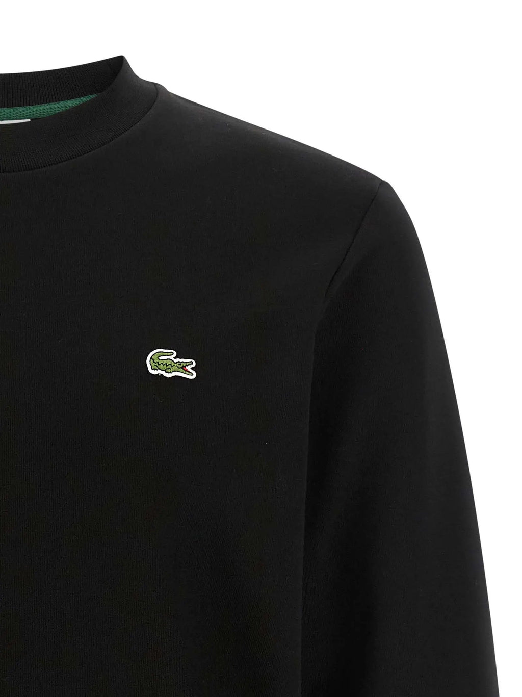 Lacoste Black Cotton Sweatshirt