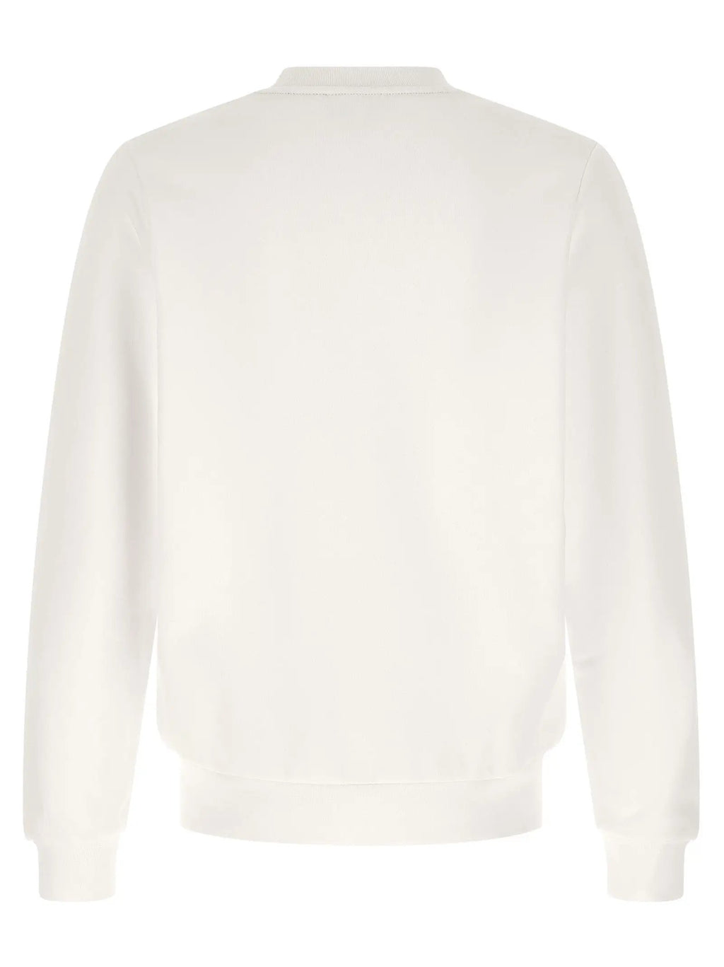 Lacoste White Cotton Sweatshirt