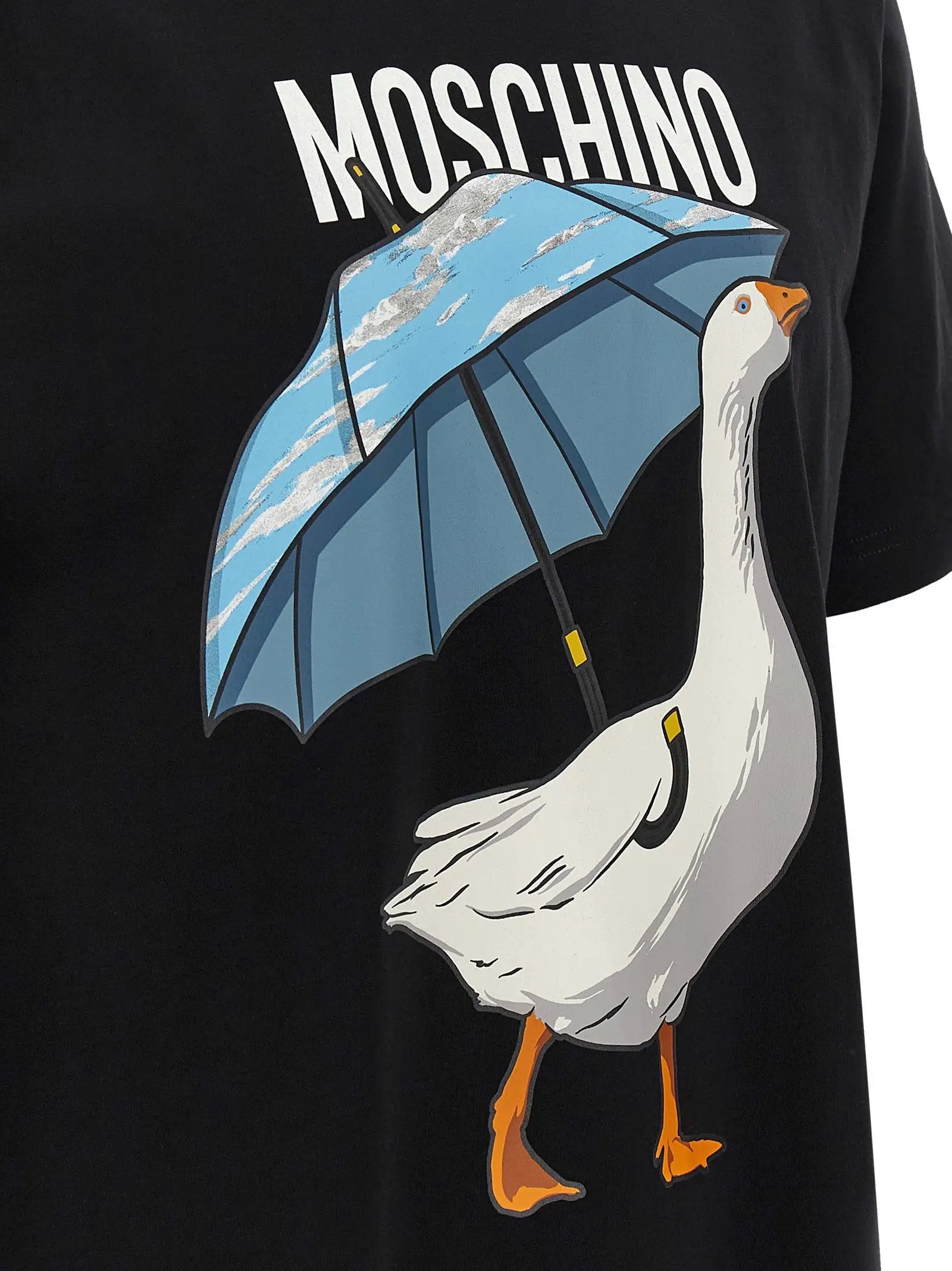 Moschino Black Cotton T-Shirt