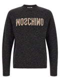 Moschino Gray Wool Cardigan