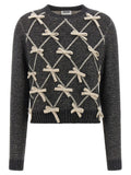 Moschino Gray Wool Cardigan