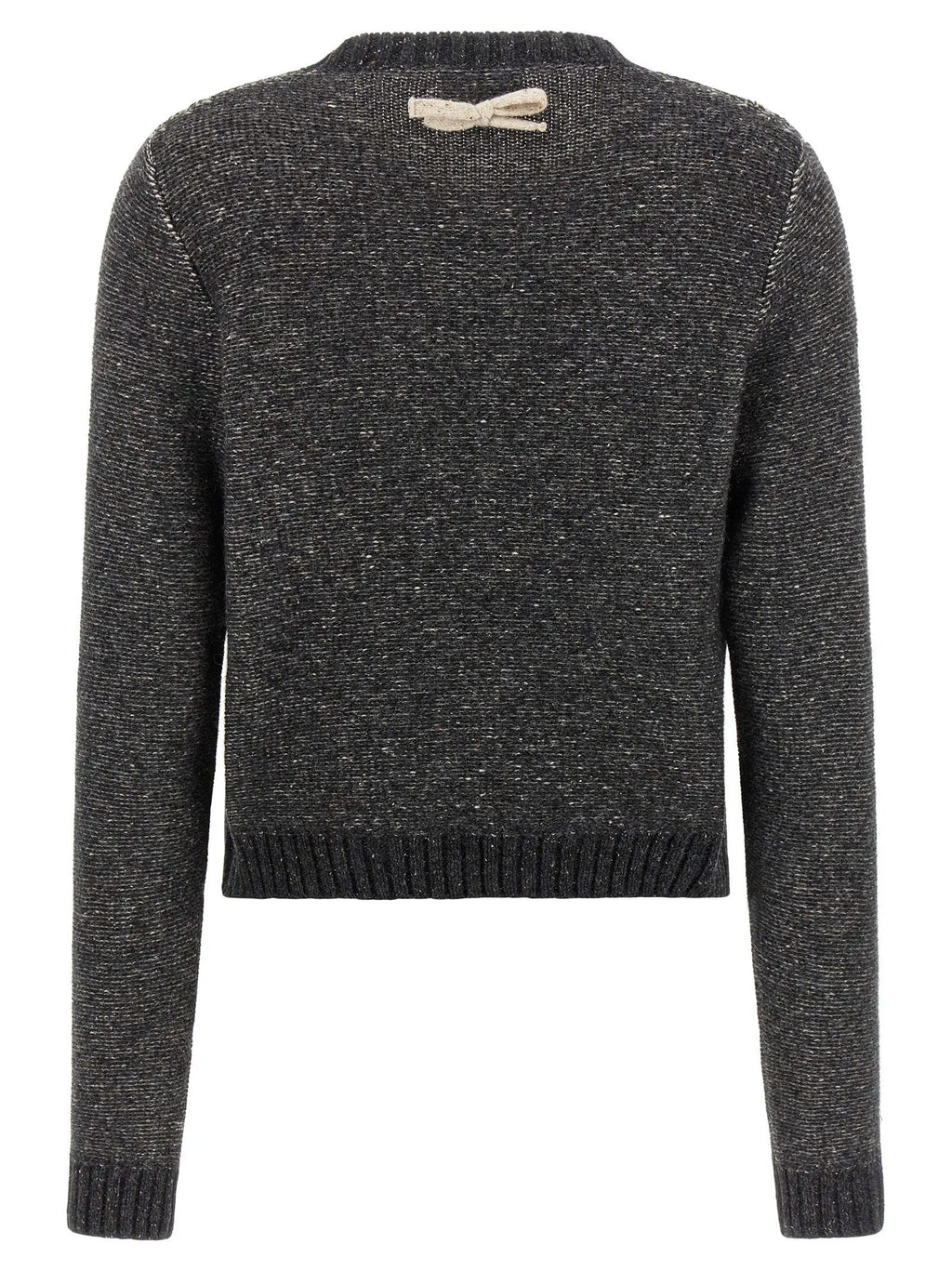 Moschino Gray Wool Cardigan