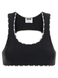 Moschino Bicolor Polyamide Sport Bra