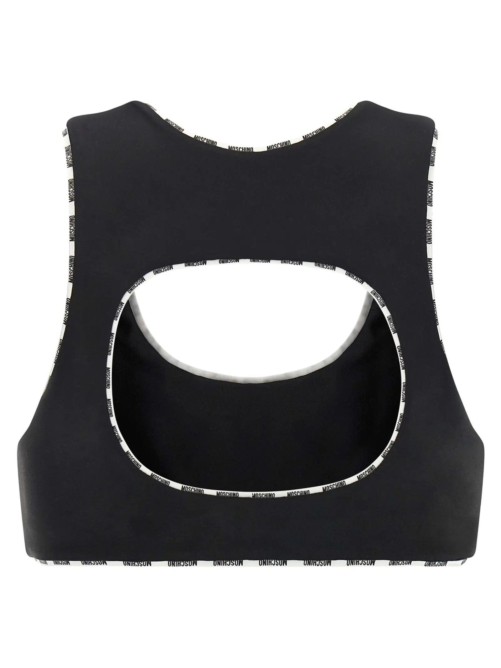 Moschino Bicolor Polyamide Sport Bra