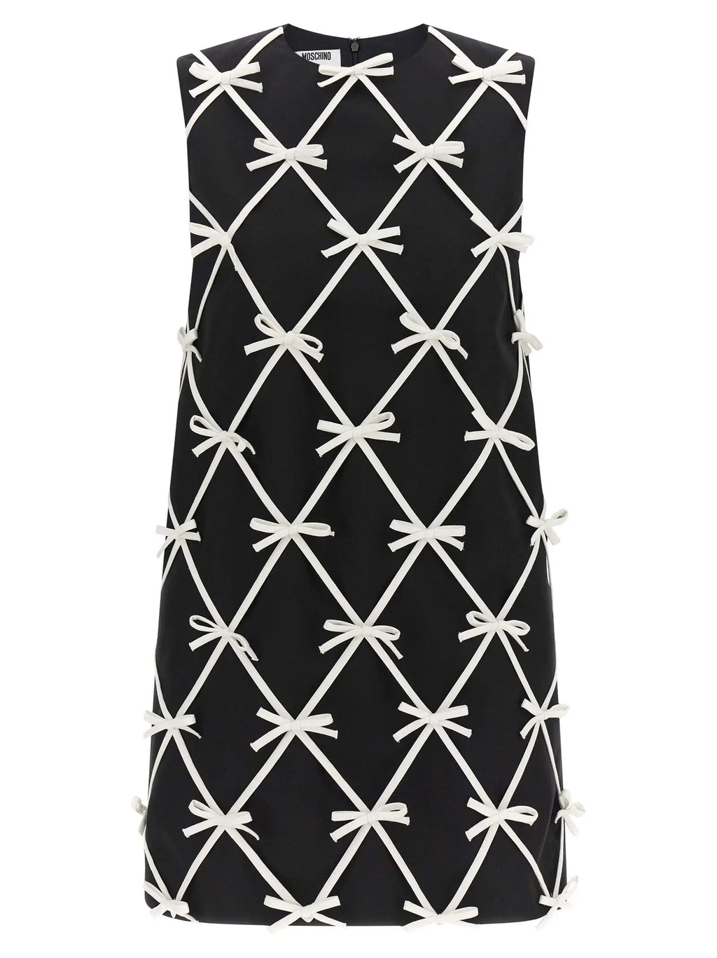 Moschino Bicolor Virgin Wool Short Dress