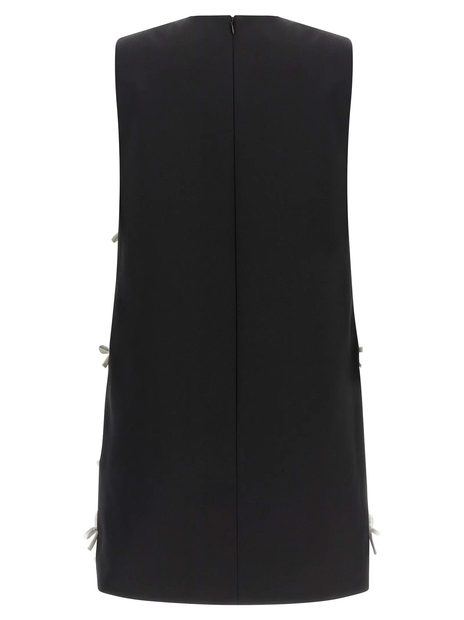 Moschino Bicolor Virgin Wool Short Dress