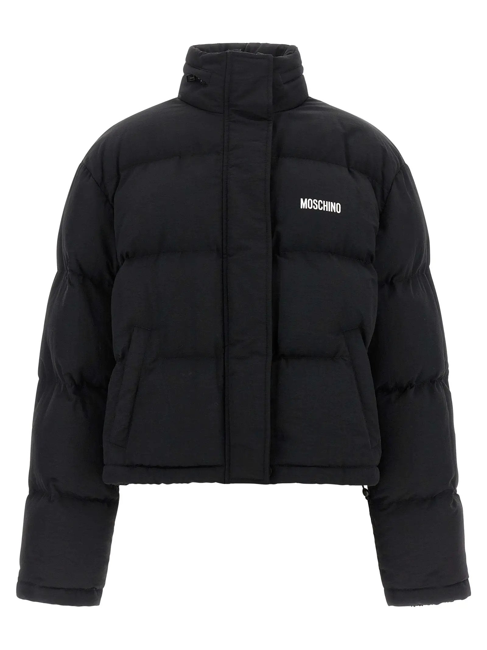 Moschino Black Polyamide Bomber