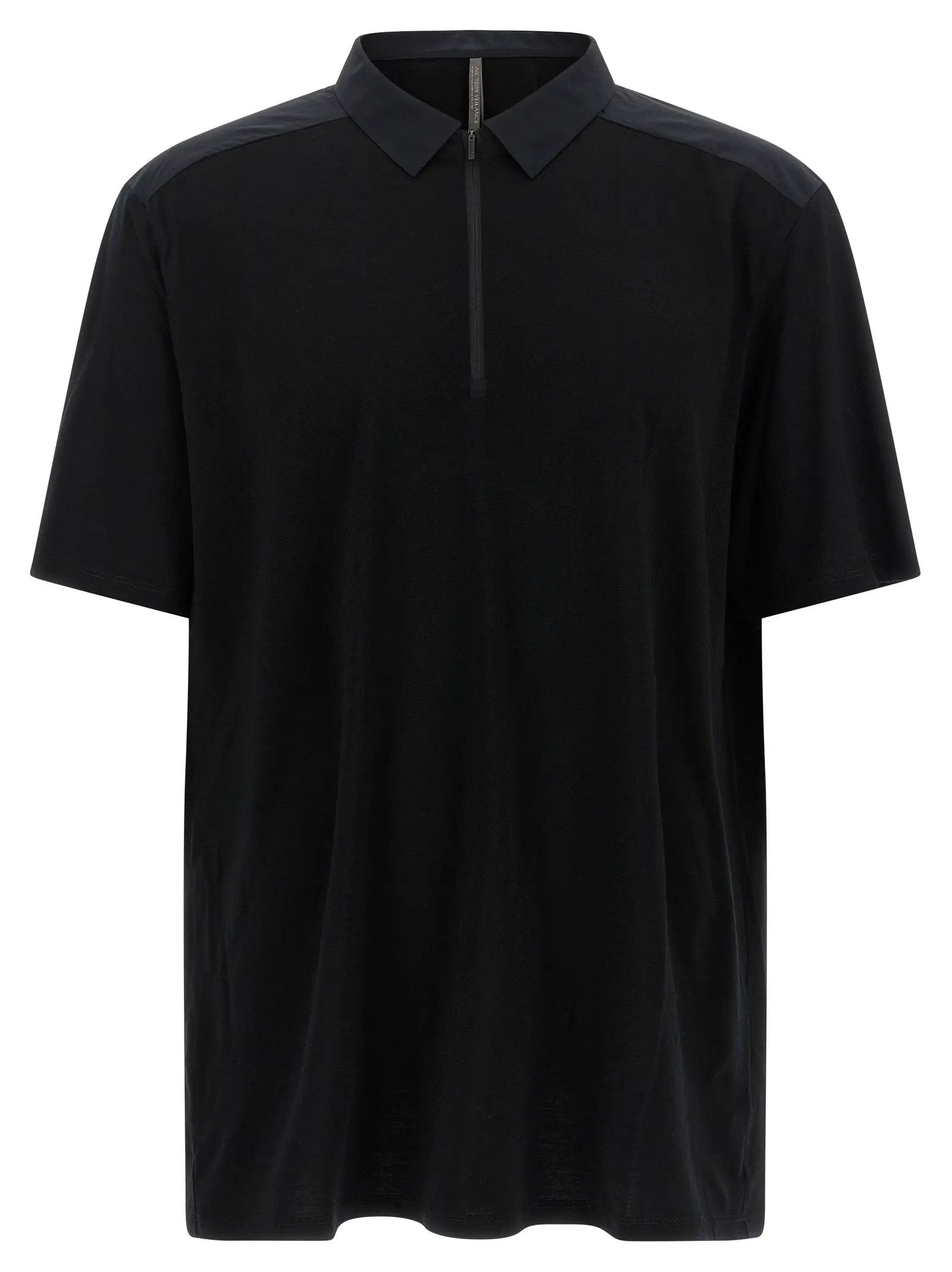Arc'teryx Veilance Black Wool Polo Shirt