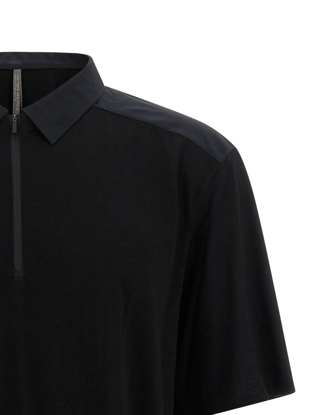 Arc'teryx Veilance Black Wool Polo Shirt