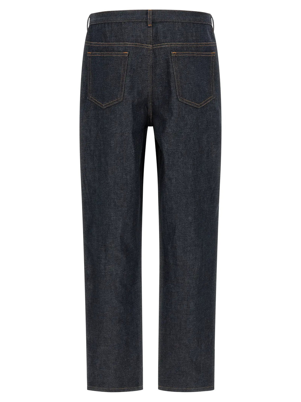 A.P.C. Blue Cotton Relaxed Fit Jeans