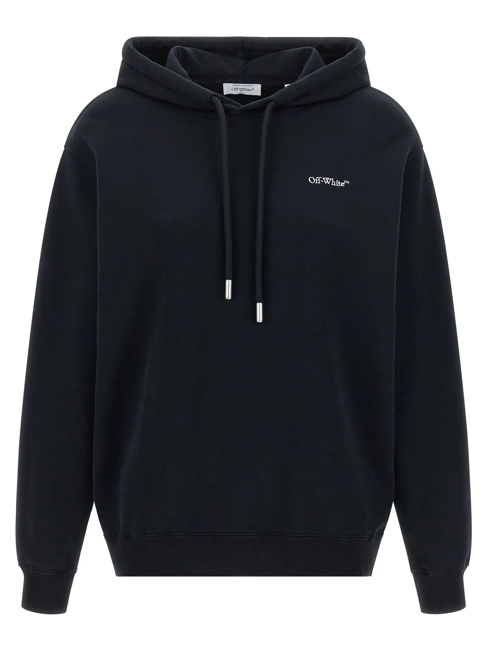 Off-White Black Cotton Sweatshirt