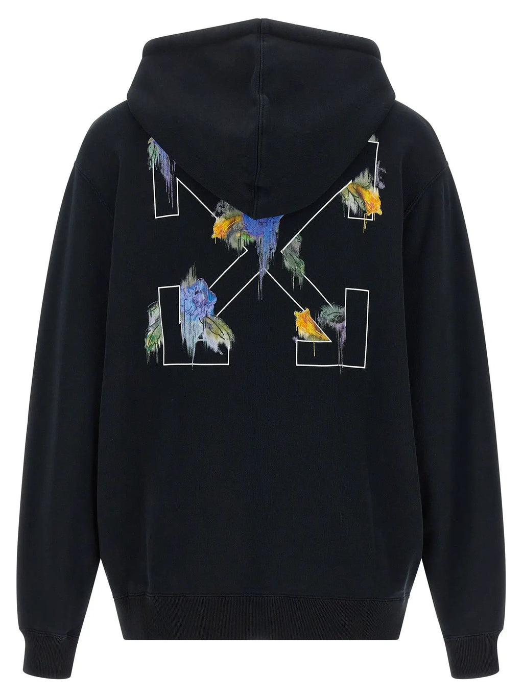 Off-White Black Cotton Sweatshirt