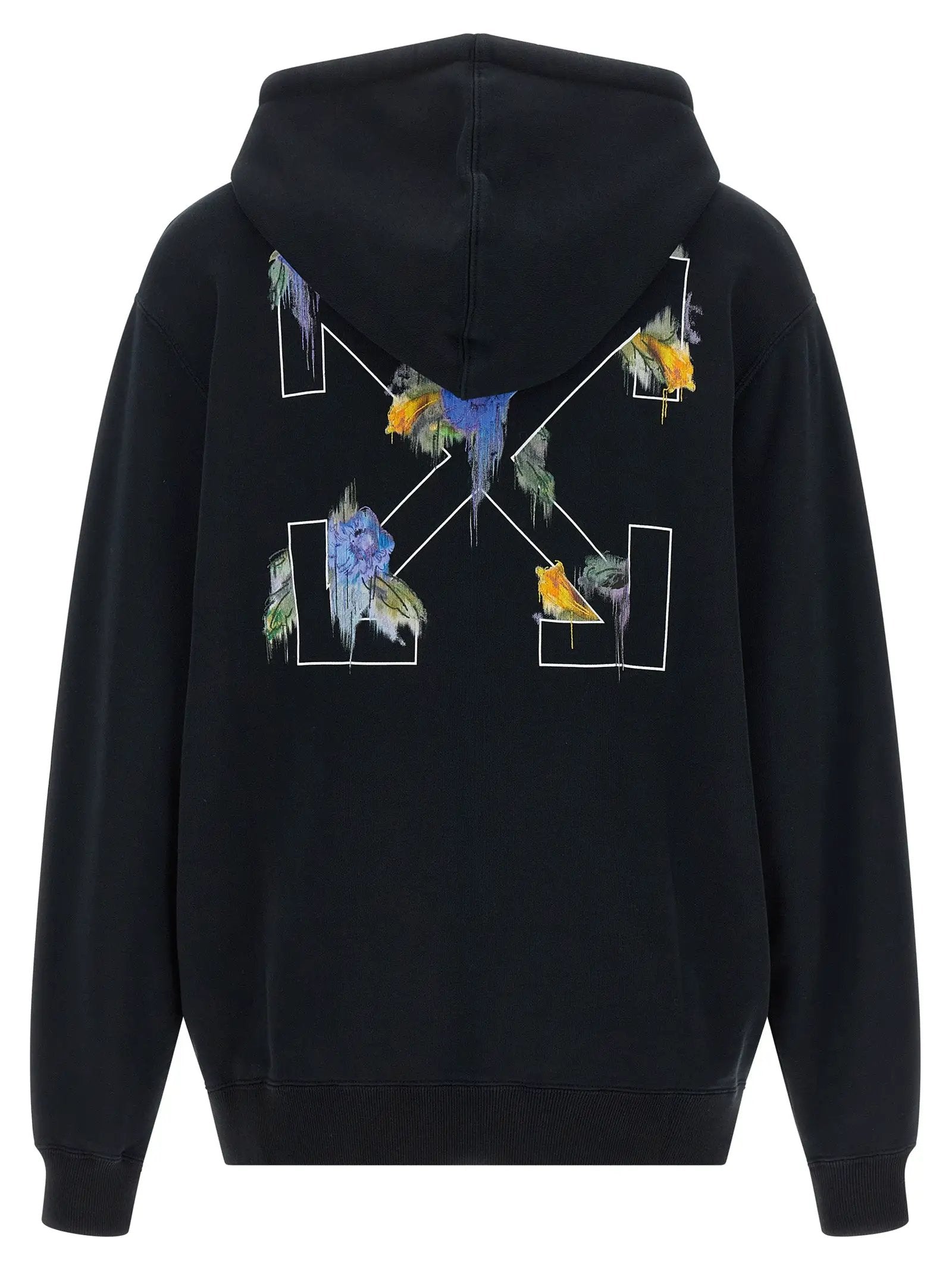 Off-White Black Cotton Sweatshirt