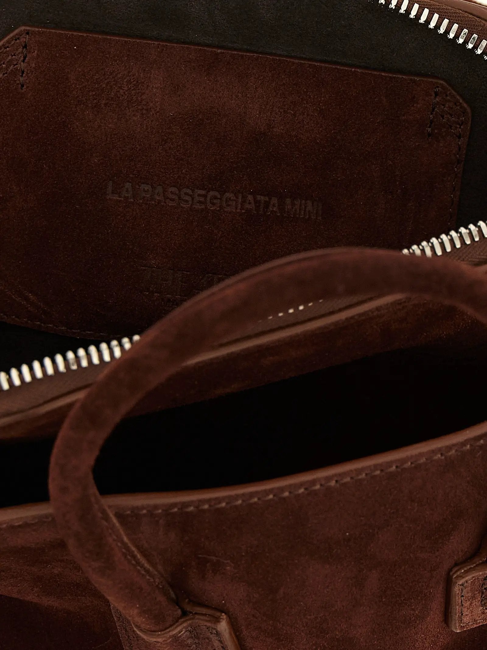 Sac à main The Attico en cuir de bovin marron