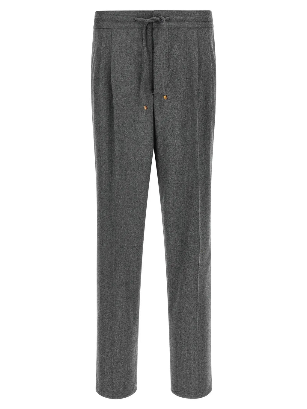 Brunello Cucinelli Gray Virgin Wool Casual Pants