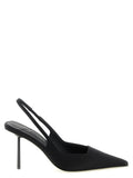 LE SILLA Black Viscose High Heel Pumps